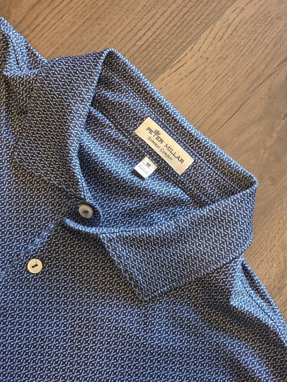 Peter Millar- Rise & Glide / Summer Comfort Performance Polo - Medium - Navy